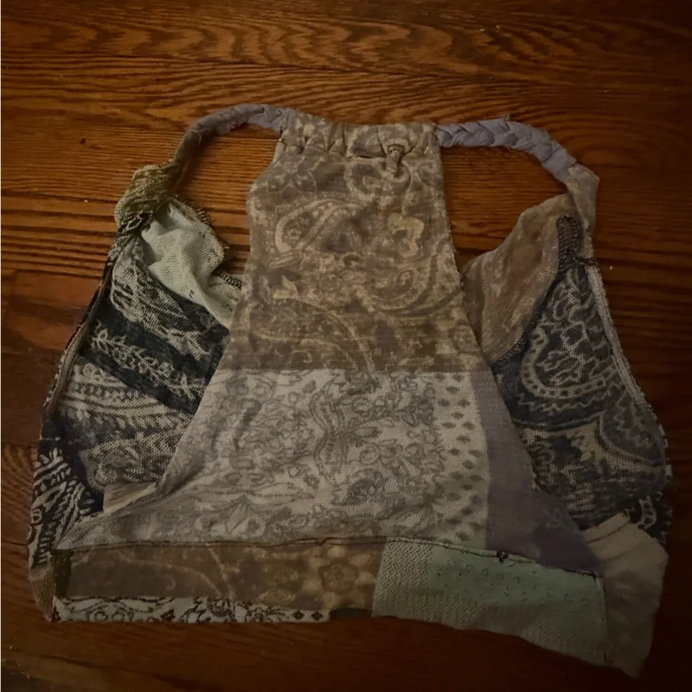 Free people multicolored crop top size XS